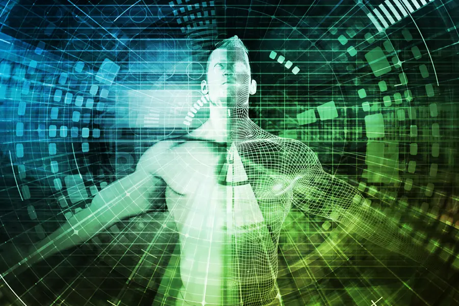 3D illustration of a fit man, representing InBody Composition Analysis Scan for Weight Loss offered by Maven Wellness in San Diego.